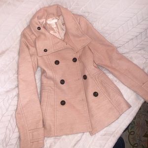 H&M pink peacoat